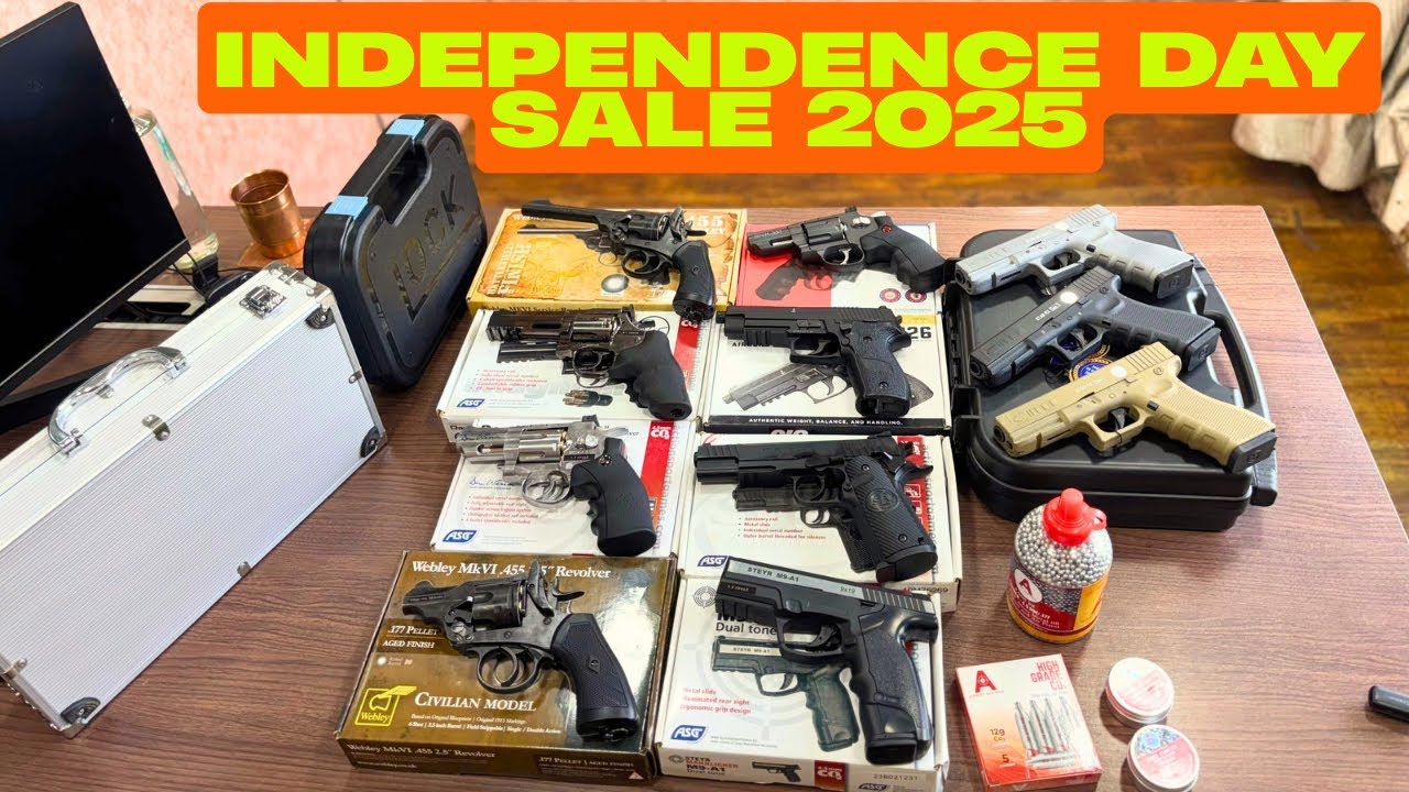 🎯 Independence Day Sale 2025 🇮🇳 | Buy CO2 BB Pistols & Revolvers &ndash; Get FREE BB Bottle + Arena Open!
