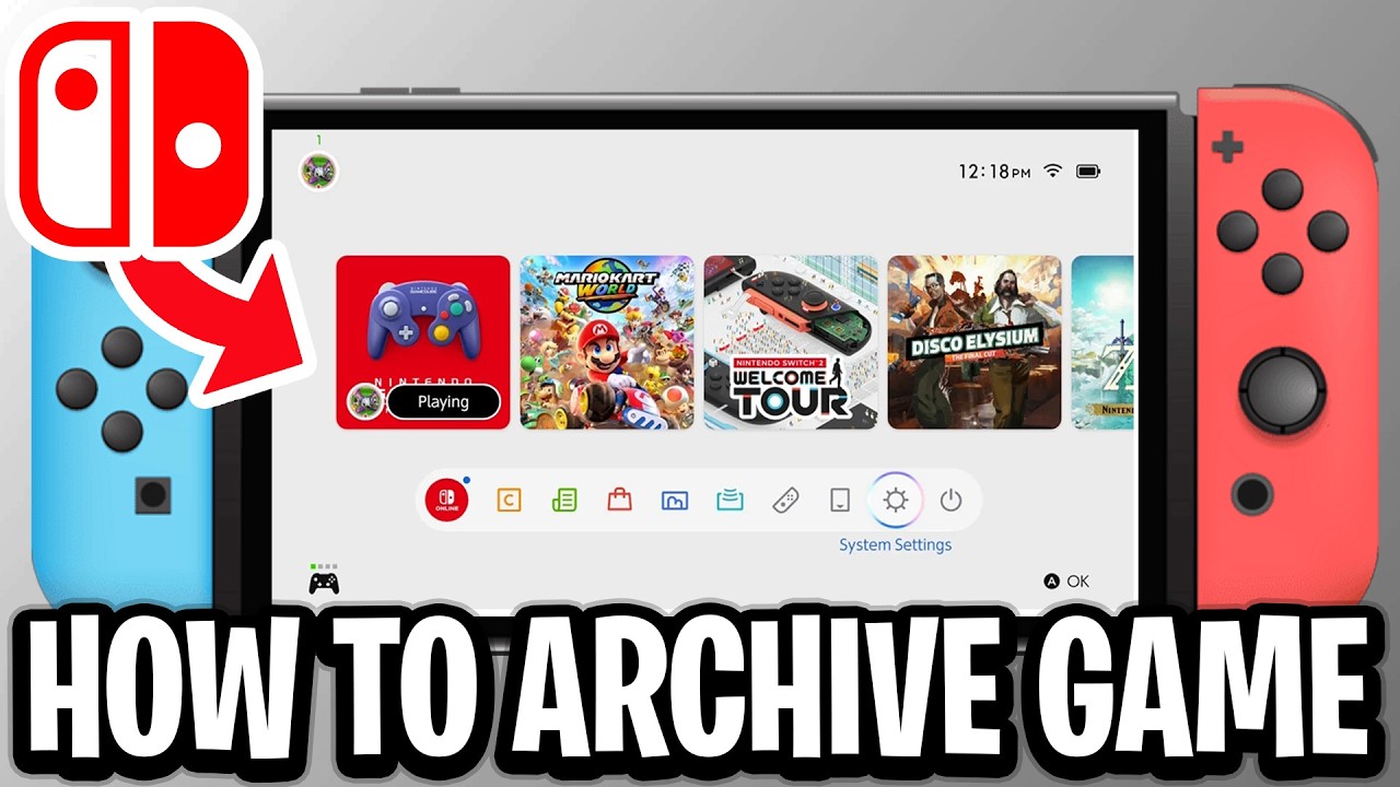How To Archive Games On Nintendo Switch - Full Guide