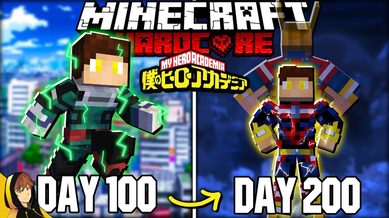 I Survived 200 Days in My Hero Academia in Minecraft... Here's What Happened!