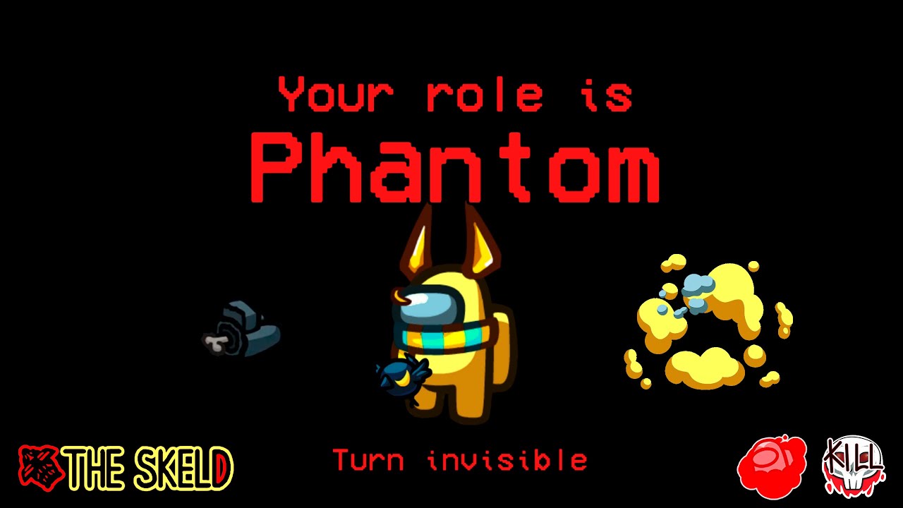 Invisible Impostor... Among Us Phantom Gameplay on The Skeld