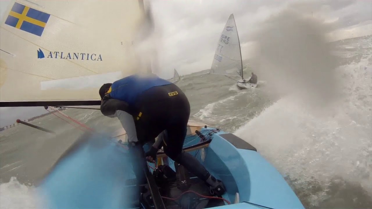 No quarter from Max Salminen in 2018 Finn Europeans medal race