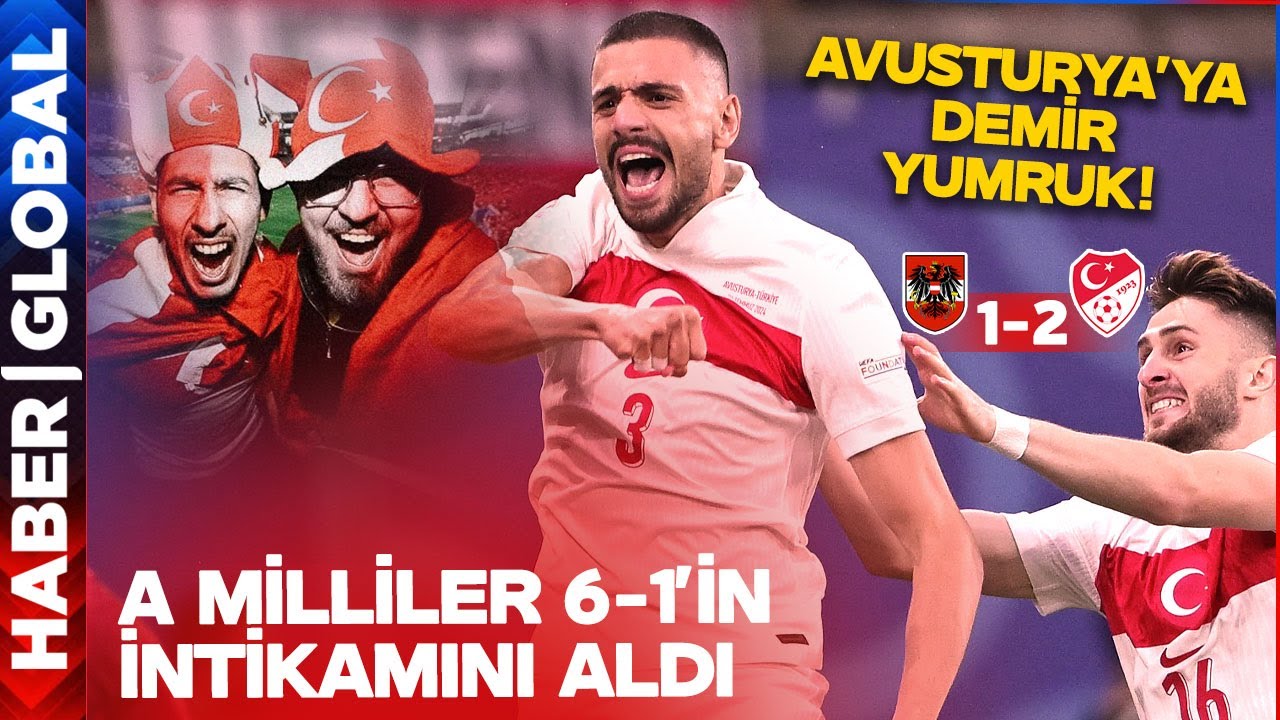 Avusturya 1 - 2 Türkiye | A Milli Takım Hazırlık Maçının İntikamını Aldı Almanya Sokakları İnledi
