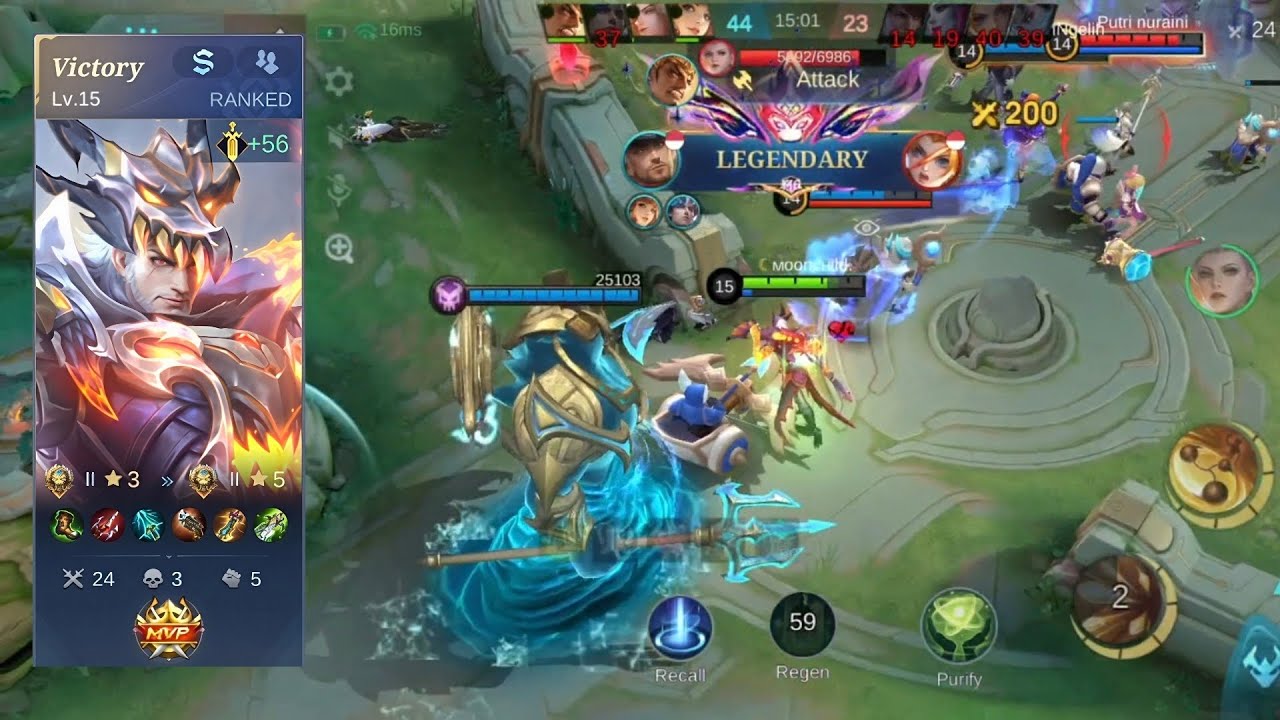 Legend II ⭐ 3 ⏩ ⭐ 5 | Clint Gameplay | MLBB #mlbb #mobilelegends #clint