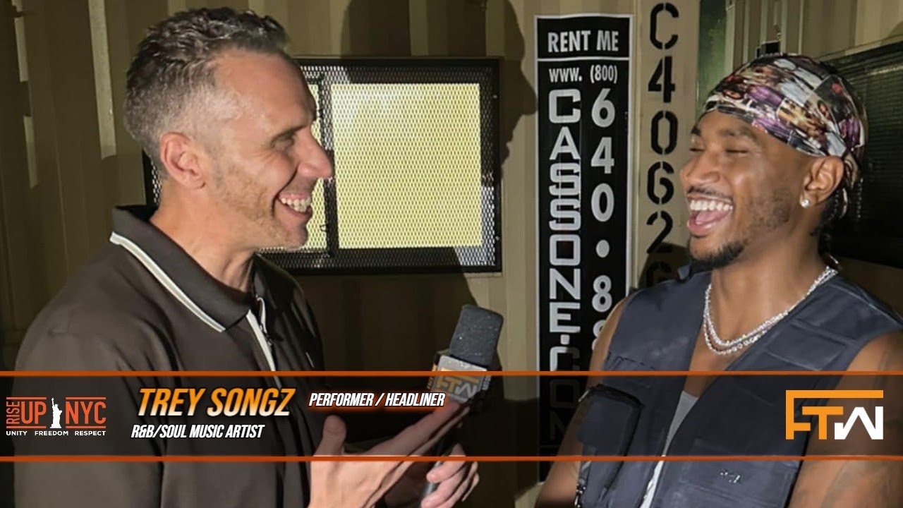 Todd interviews R&B/Soul Music Artist, Trey Songz I Rise Up NYC I Finale Concert I RWPk I Queens, NY