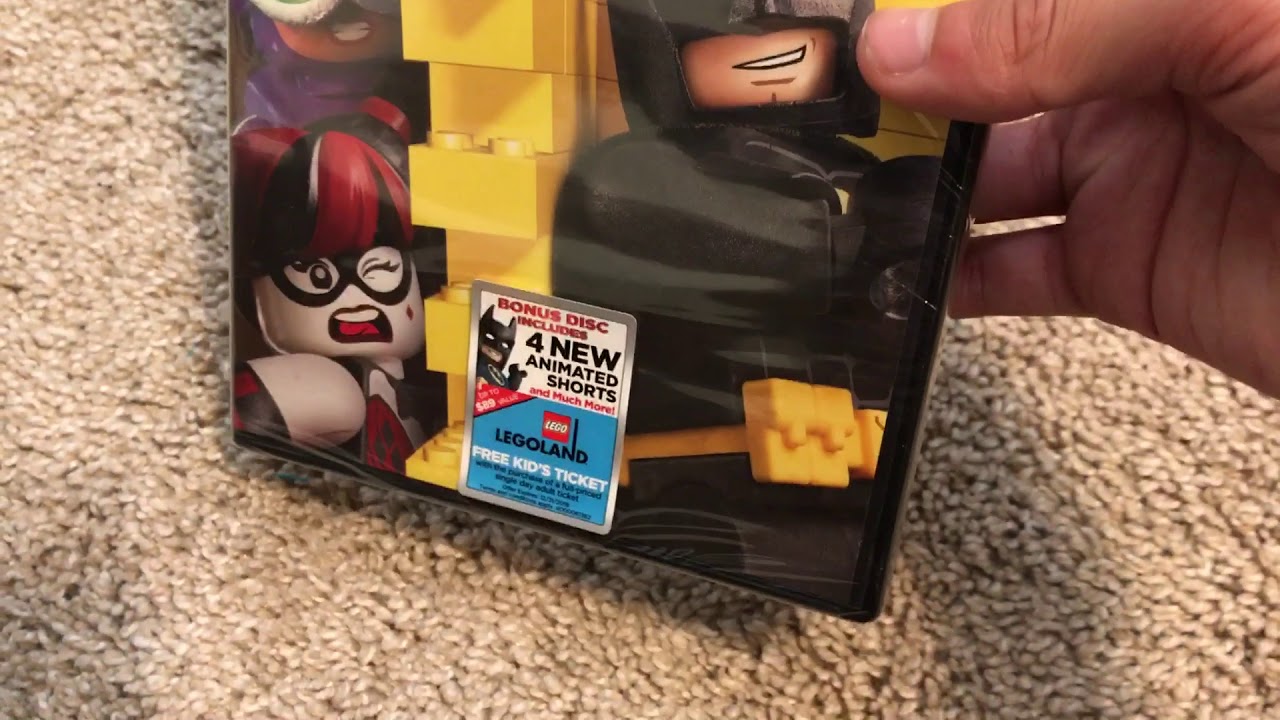 Unboxing Of The Lego Batman Movie 2017 DVD