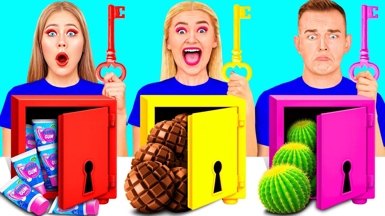 Выбери Правильный Ключ Челлендж | Битвы С Едой от Crazy DO