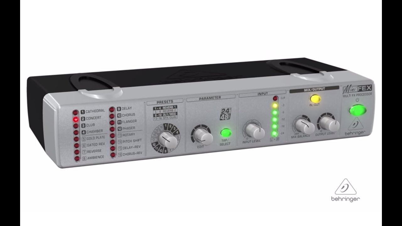 MINIFEX FEX800 Ультракомпактный стерео мульти-FX-процессор