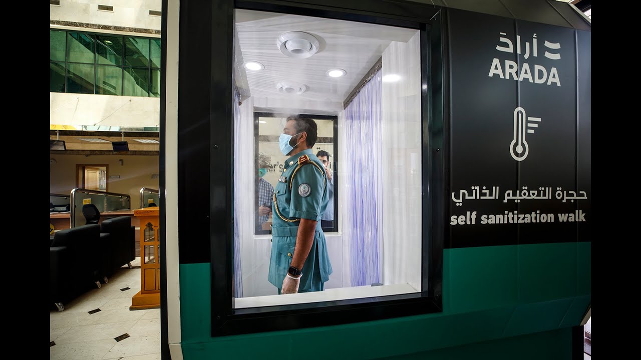 Arada partners with Sharjah Police to provide sanitation gates at one of the busiest police stations