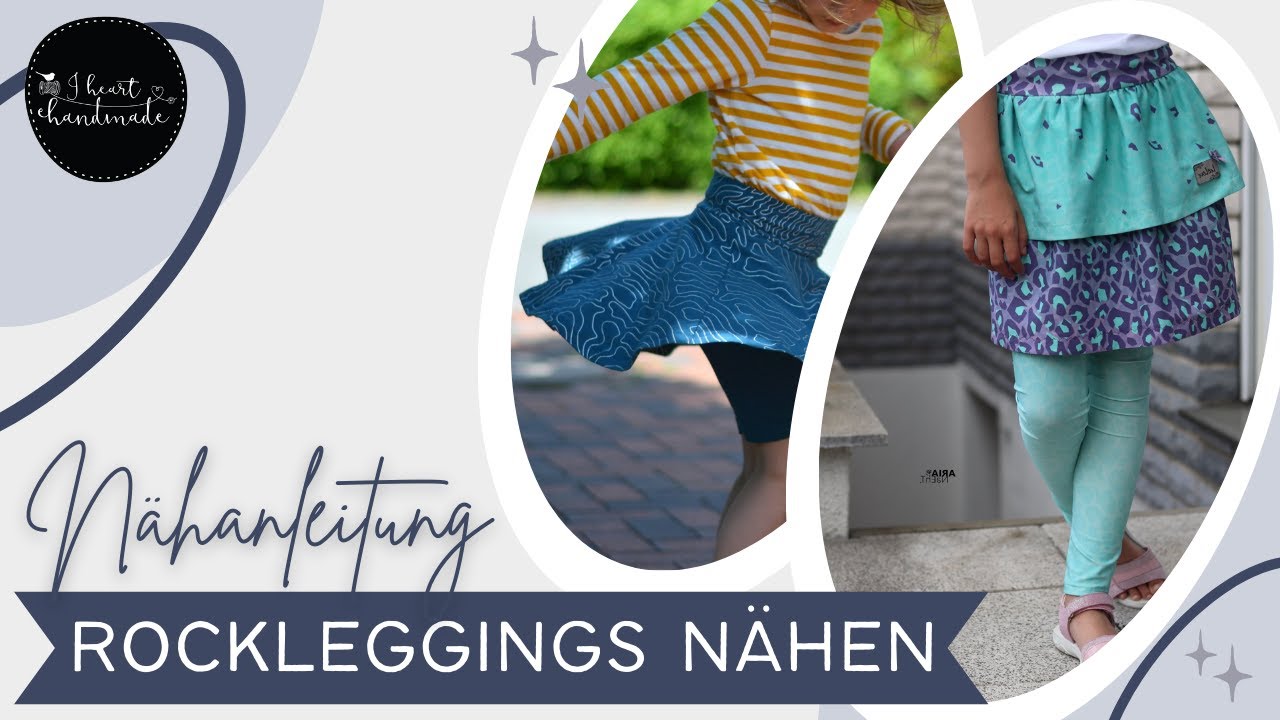 Leggings mit Rock für Kinder nähen | Nähanleitung für die Rockleggings 