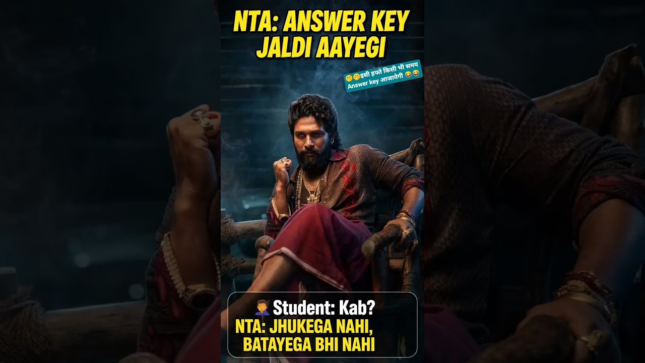 Student: Answer Key Kab? NTA: Jhukega Nahi 😭 | UGC NET Latest News #ugcnetanswerkey #ugcnet #shorts
