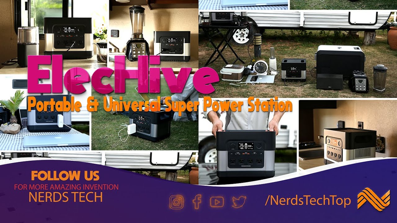 AMAZING ⚡ ElecHive Portable & Universal Super Power Station