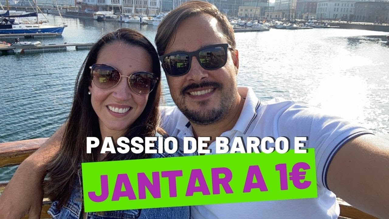 Passeio de barco por La Coruña com Jantar a 1€  | Brasileiros na Espanha