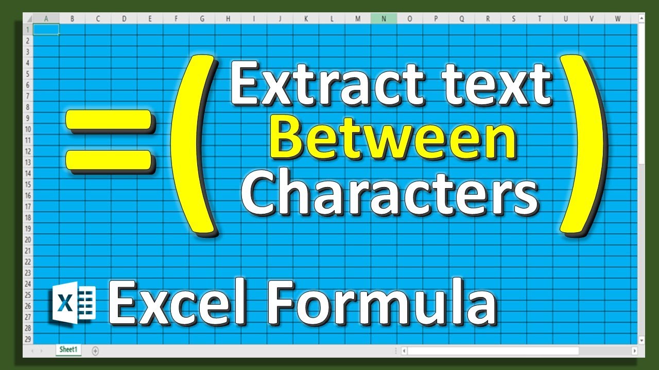 Extract Text Like a PRO Between Two Characters in Excel