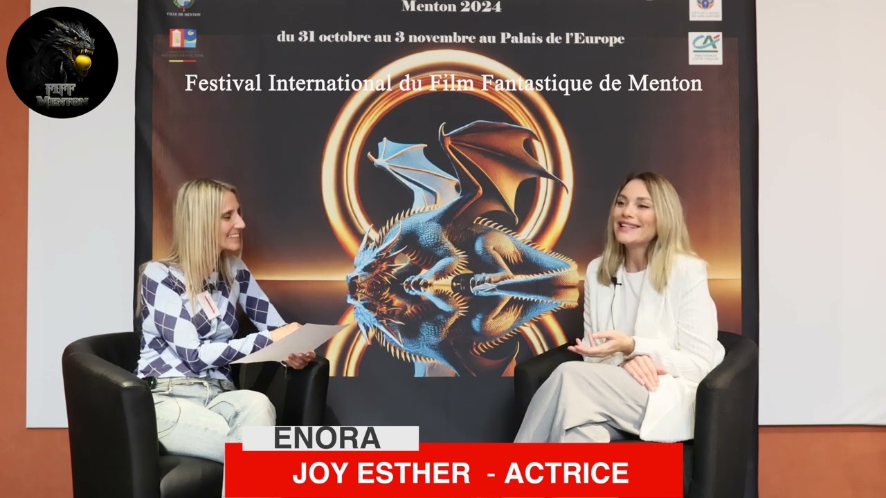 Joy Esther - Actrice - Interview - Festival International du Film Fantastique à Menton
