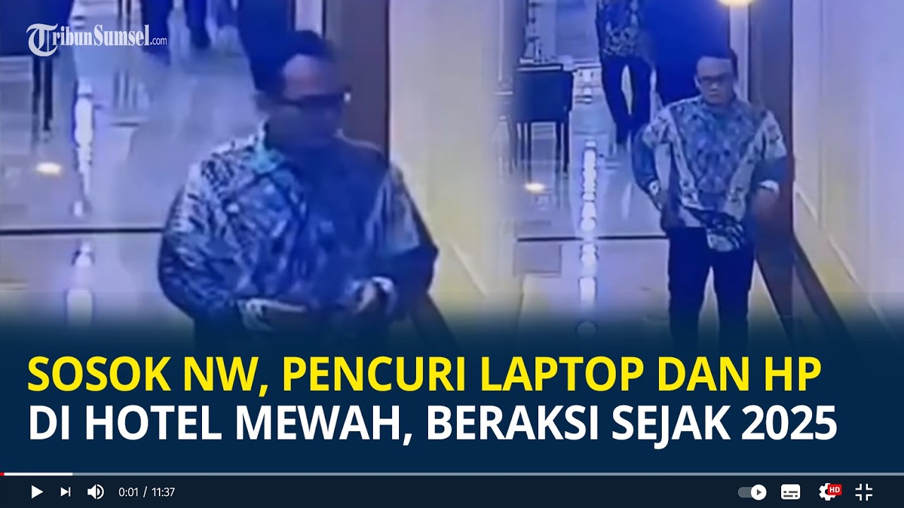 Sosok NW, Pencuri Laptop dan HP di Hotel Mewah Jakarta yang Viral, Beraksi Sejak 2025