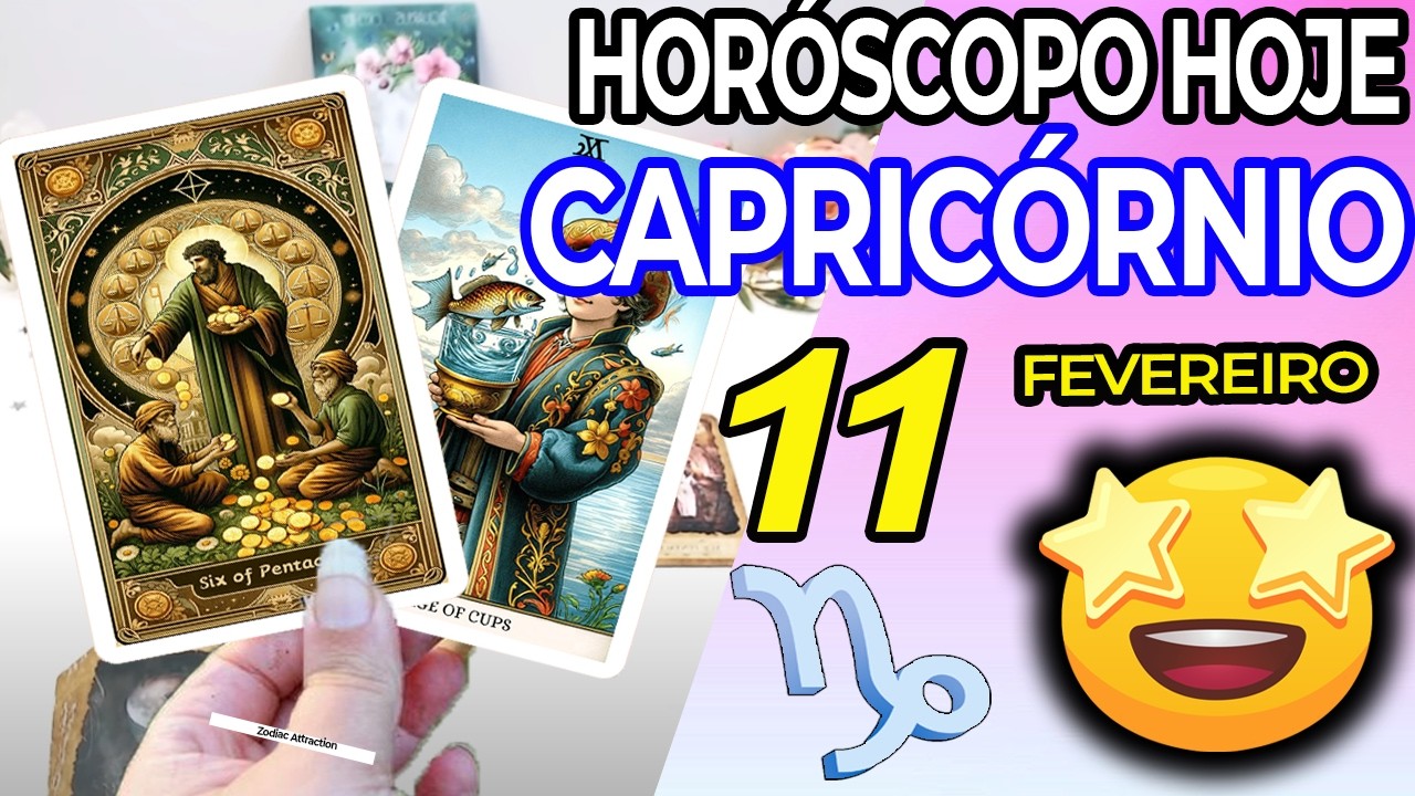 UM MILAGRE ACONTECE NA SUA VIDA😍 Capricórnio ♑ 11 Fevereiro 2026 | Horoscopo do dia de hoje ♑ Tarot