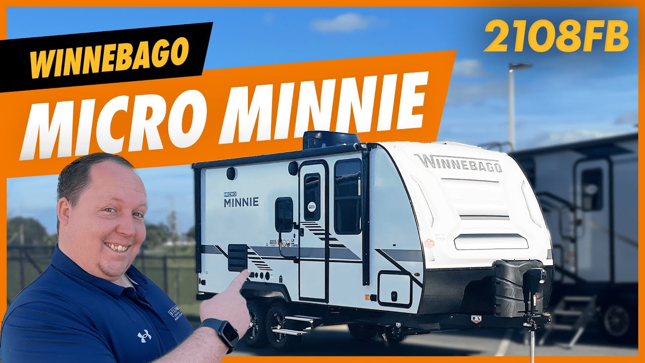 Winnebago Micro Minnie 2108FBS — крошечный прицеп!