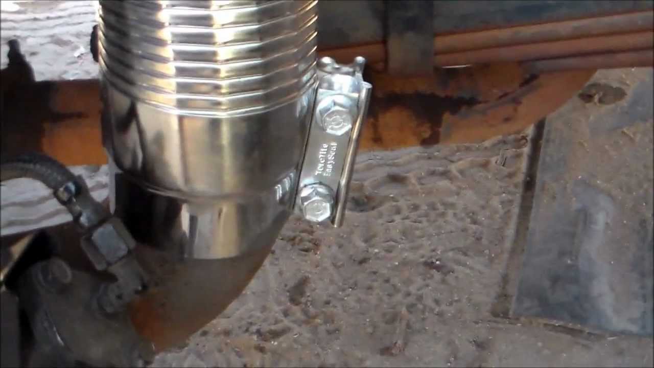 How to fix Truck exhaust with exhaust flex simple and cheap!!
