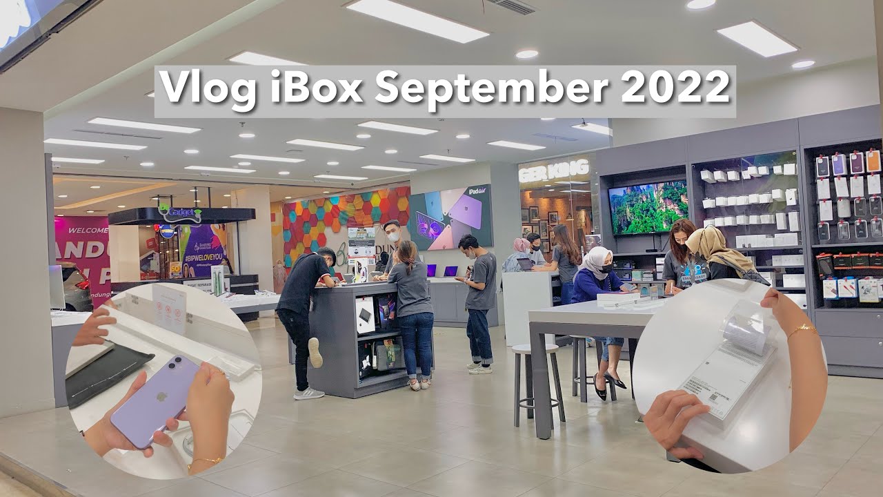 Vlog iBox | antar ponakan beli iphone pertamanya ✨