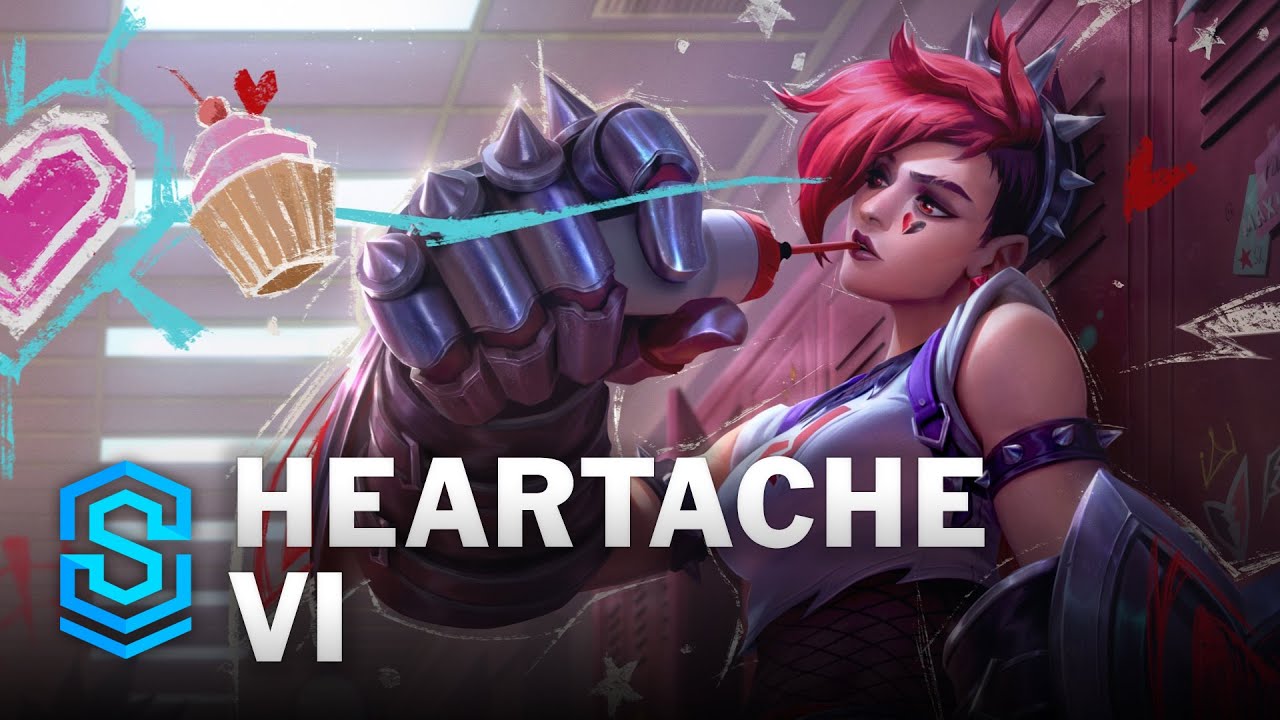 Heartache Vi Skin Spotlight - League of Legends