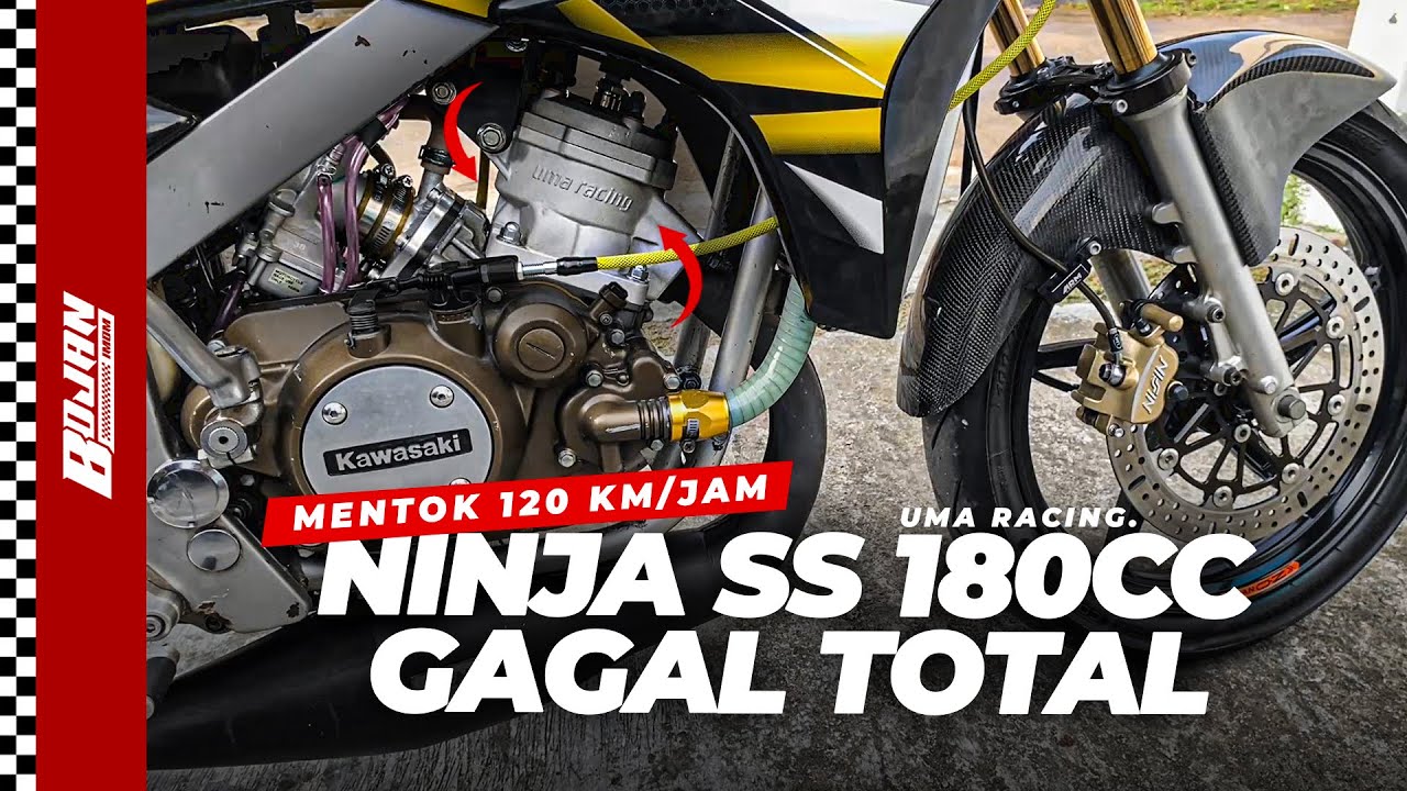 NINJA SS 180CC GAGAL TOTAL ‼️ BONGKAR ULANG BLOK UMA RACING AKHIRNYA BISA JOS GANDOS VLOG NINJA 2TAK