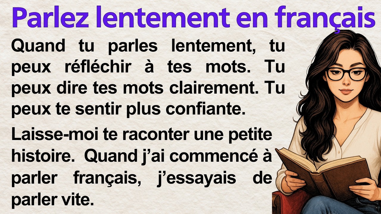 How to Speak French Slowly and Clearly | Learn French with Simple Story (A1–A2) | Frenchy Tales