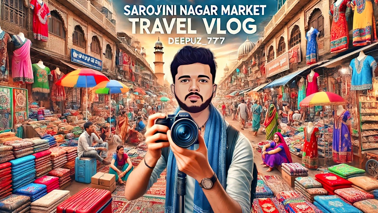 SAROJINI NAGAR MARKET TRAVEL VLOG IN MALAYALAM || DELHI || Deepuz_777 #delhi #travel #sarojininagar