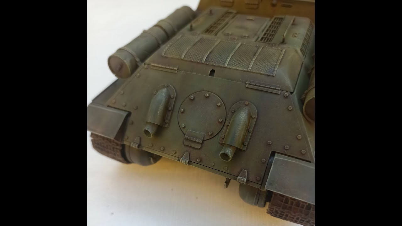 🖌🖌 Pincel seco II #15 Construimos Tanque SU85 Tamiya a escala 1/35