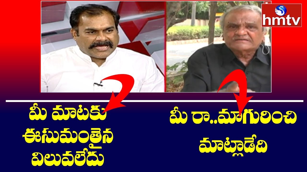 CPI Narayana Vs BJP Leader Sridhar Reddy | Debate on Light Diya Campaign | hmtv