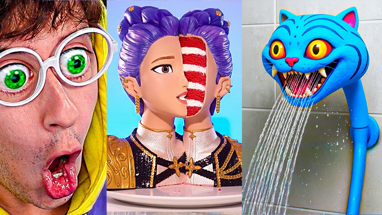 ARTE de KPOP Demon Hunters 😈🔥 (vida real) #2