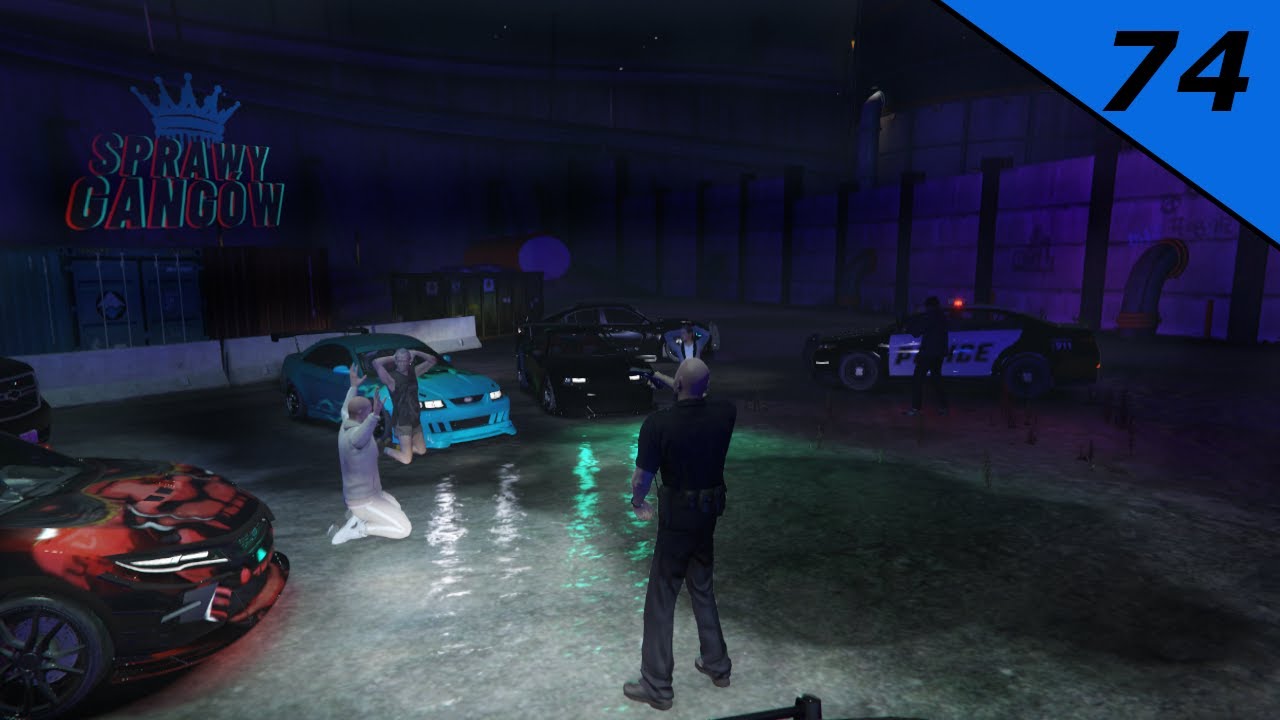 GTA V Sprawy Gangów #74 Policja przerwała wyścig ???