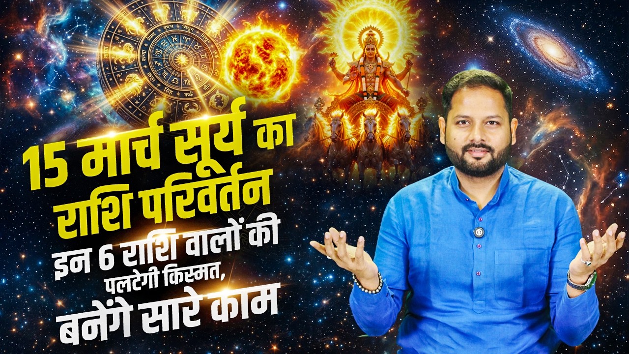 सूर्य का राशि परिवर्तन | इन 6 राशि वालों की पलटेगी किस्मत, बनेंगे सारे काम | Acharya Gaurav Ji