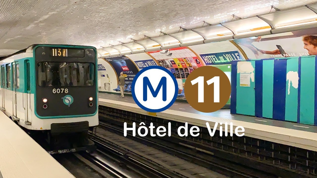 [Paris] Métro 11 (MP59) – Hôtel de Ville