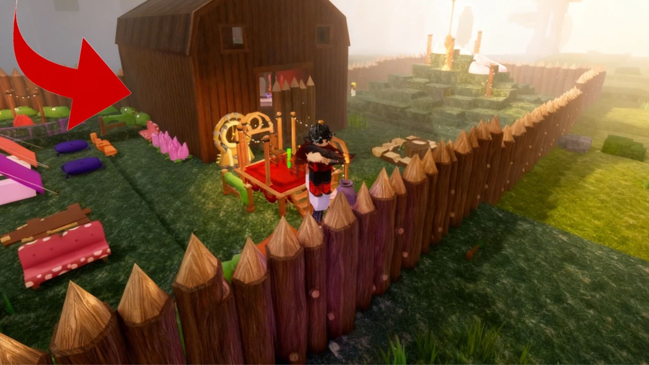 THE BIGGEST BASE IN THE BARN IN 99 NIGHTS IN THE FOREST