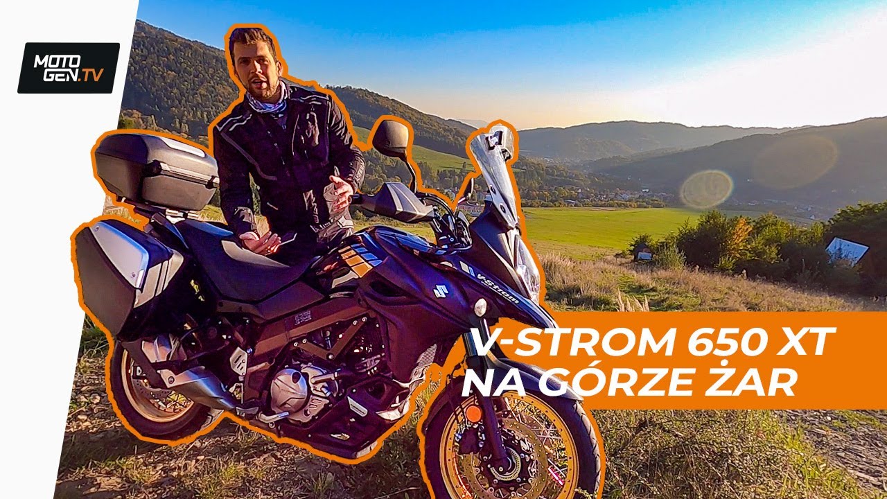 Suzuki V-Strom 650 XT - szybki wypad na G&oacute;rę Żar (Międzybrodzie Żywieckie) [Vlog MotogenTV]