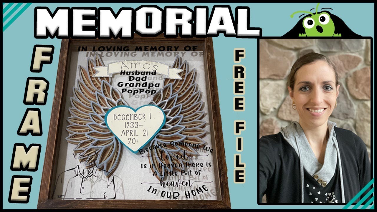 Memorial Frame using your Cricut