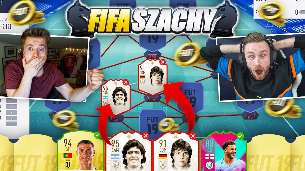 Jcob trafia MARADONE!!! 😱 będzie QUICK SELL?! NIESAMOWITE FIFA SZACHY! 🔥 FIFA 19