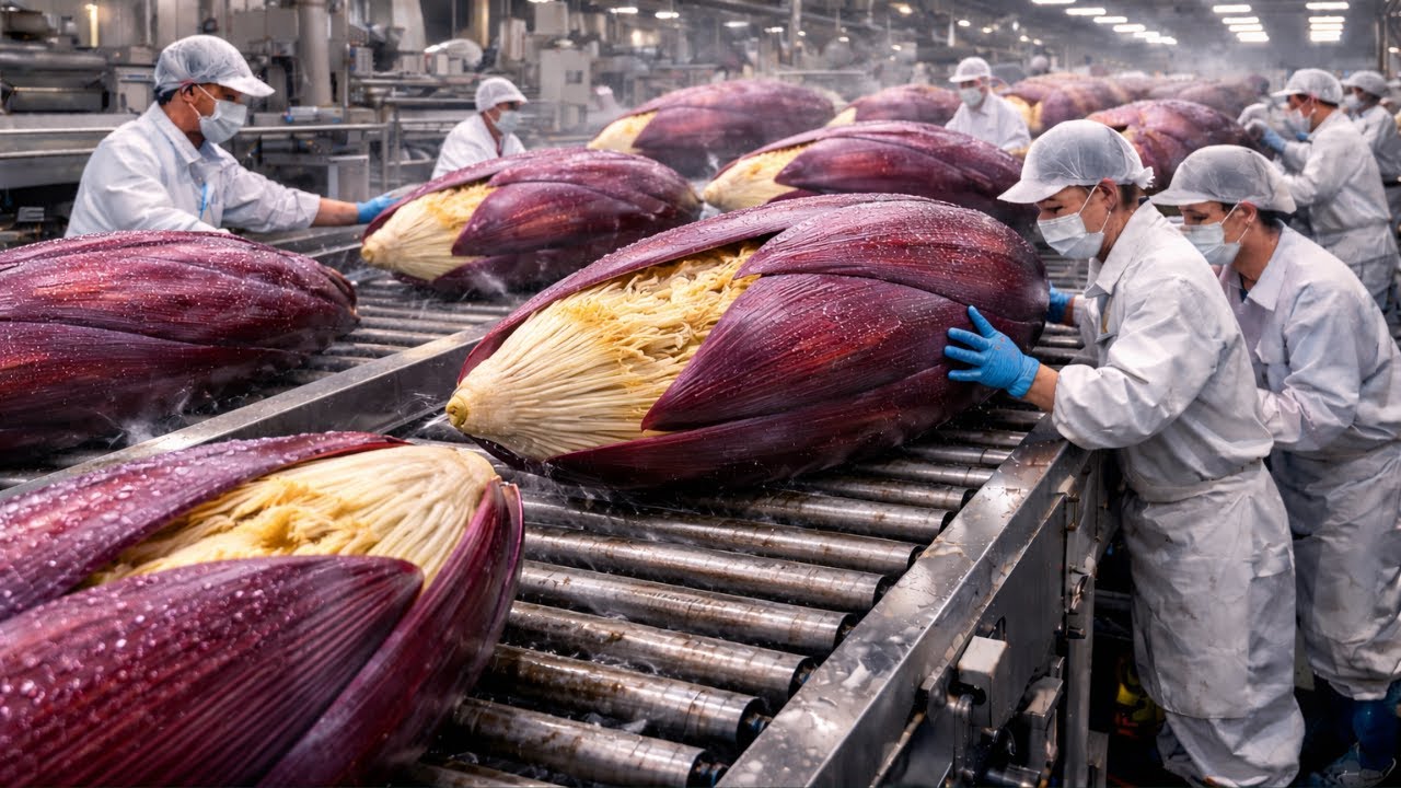 USA Mega Factory! Inside a High Tech Banana Blossom Factory #howitsmade #factory #fullprocess