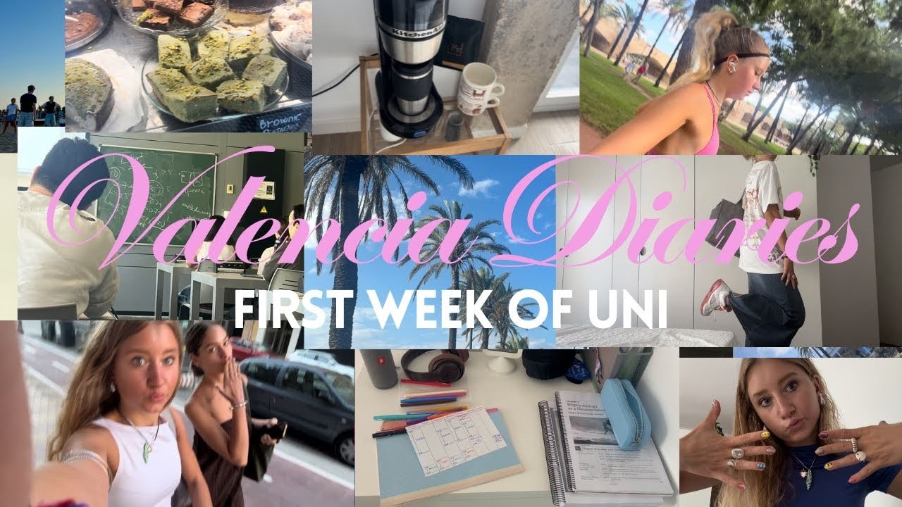 first week of uni in Valencia🧸🎧 as a psychology student🖇️