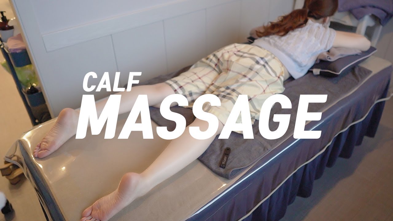 Real sound long leg oil care ASMR good for eyes and ears | No talking No interim ads
