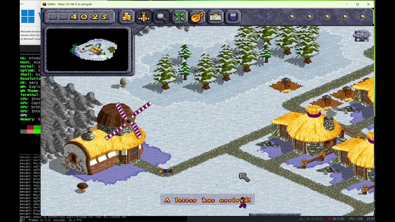QEMU Beasts and Bumpkins (1997) -- From Install to Play in 15 Mins