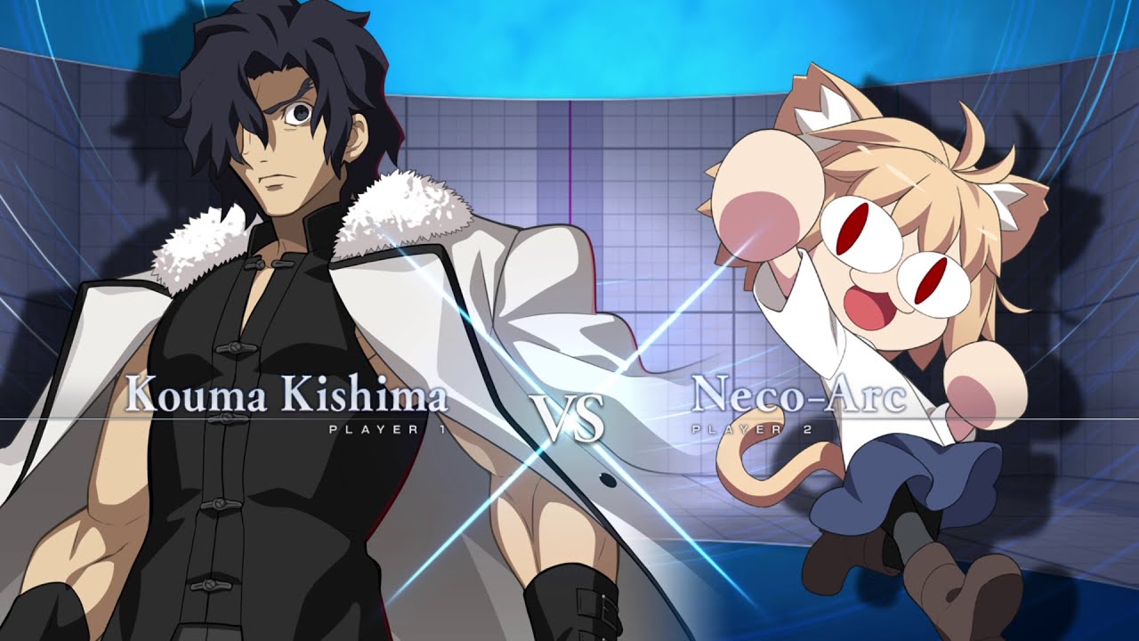 Kouma Kishima (EX) vs Neco Arc (EX) 【MELTY BLOOD TYPE LUMINA】