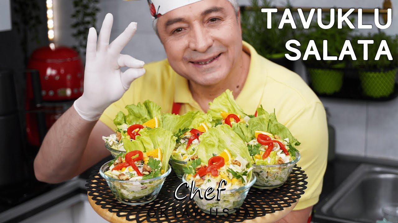 TAVUKLU SALATA  ❗ Çok İddialıyım Bayılacaksınız Yaza Özel Salata