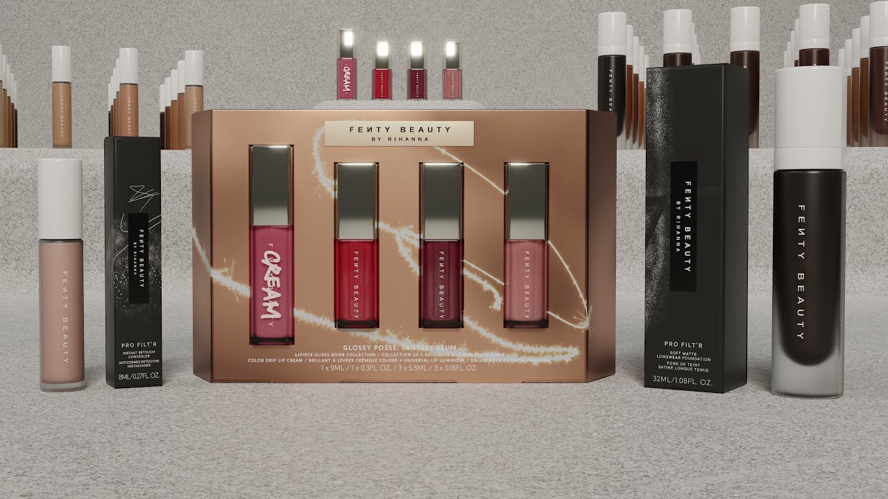 Fenty Beauty Glossy Posse D&eacute;cor Collection for The Sims 4! (Download Below!)