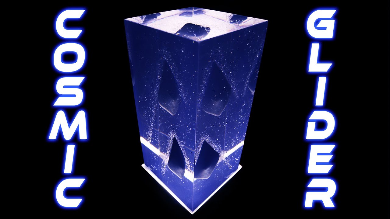 Resin Sculpture | Ships flying through a cosmic atmosphere