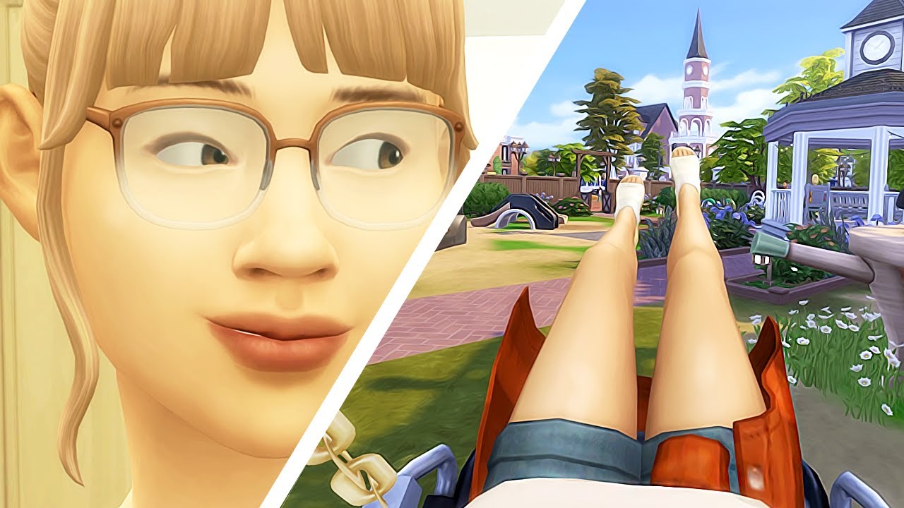 My sim is really living her best life.. current household +update ♡