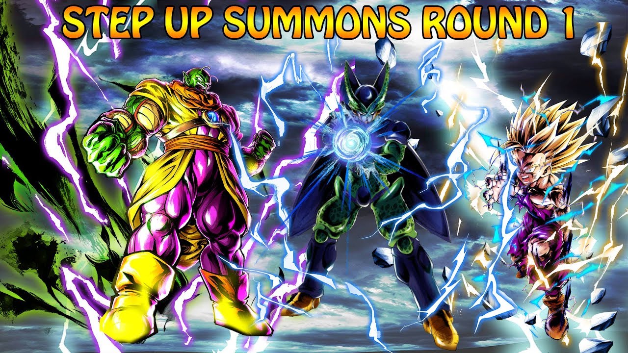 THEY ARE HERE! Cell, Slug and SSJ2 Gohan Step Up Summons Round 1 [Dragon Ball Legends]