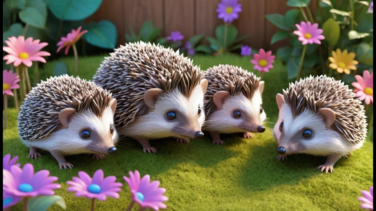Fünf kleine Igel verstecken sich | Lustiges Suchspiel & Kinderlieder zum Mitsingen