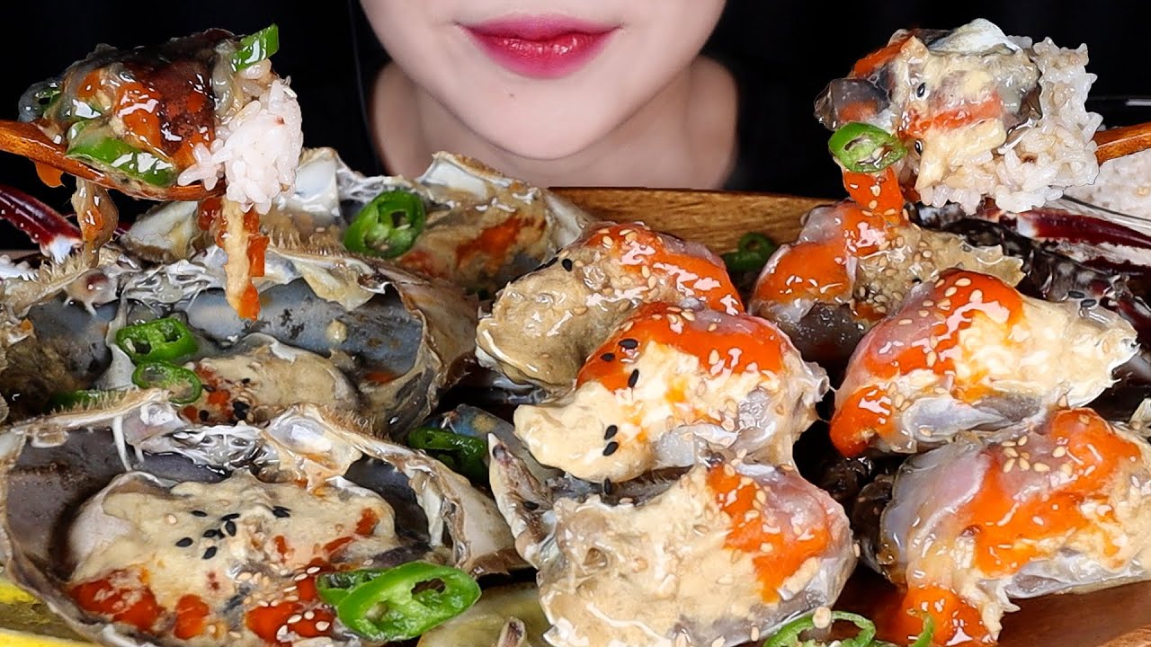 알 듬뿍찬 간장게장 🦀  Soy sauce Marinated crab