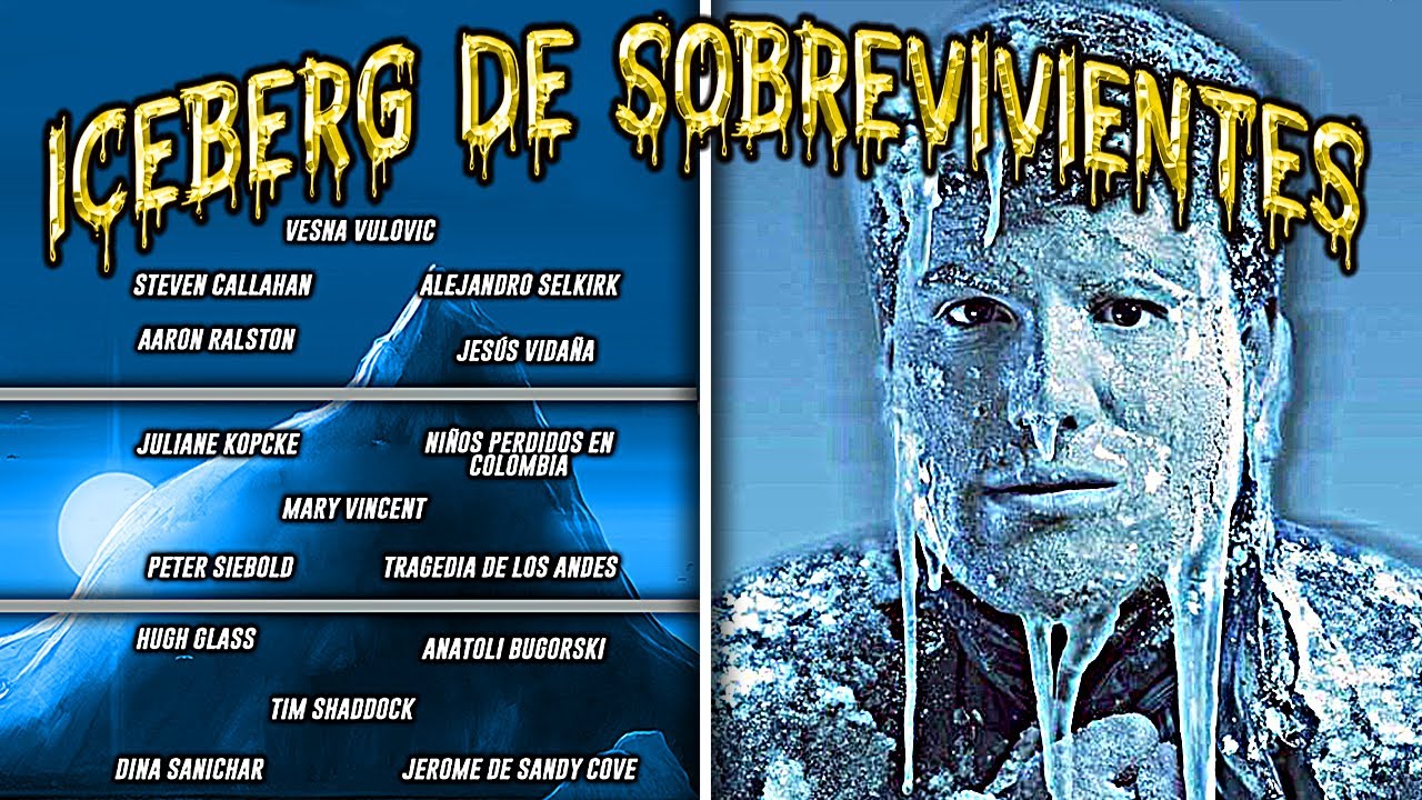 EL ICEBERG DE PERSONAS QUE SOBREVIVIERON LO IMPOSIBLE